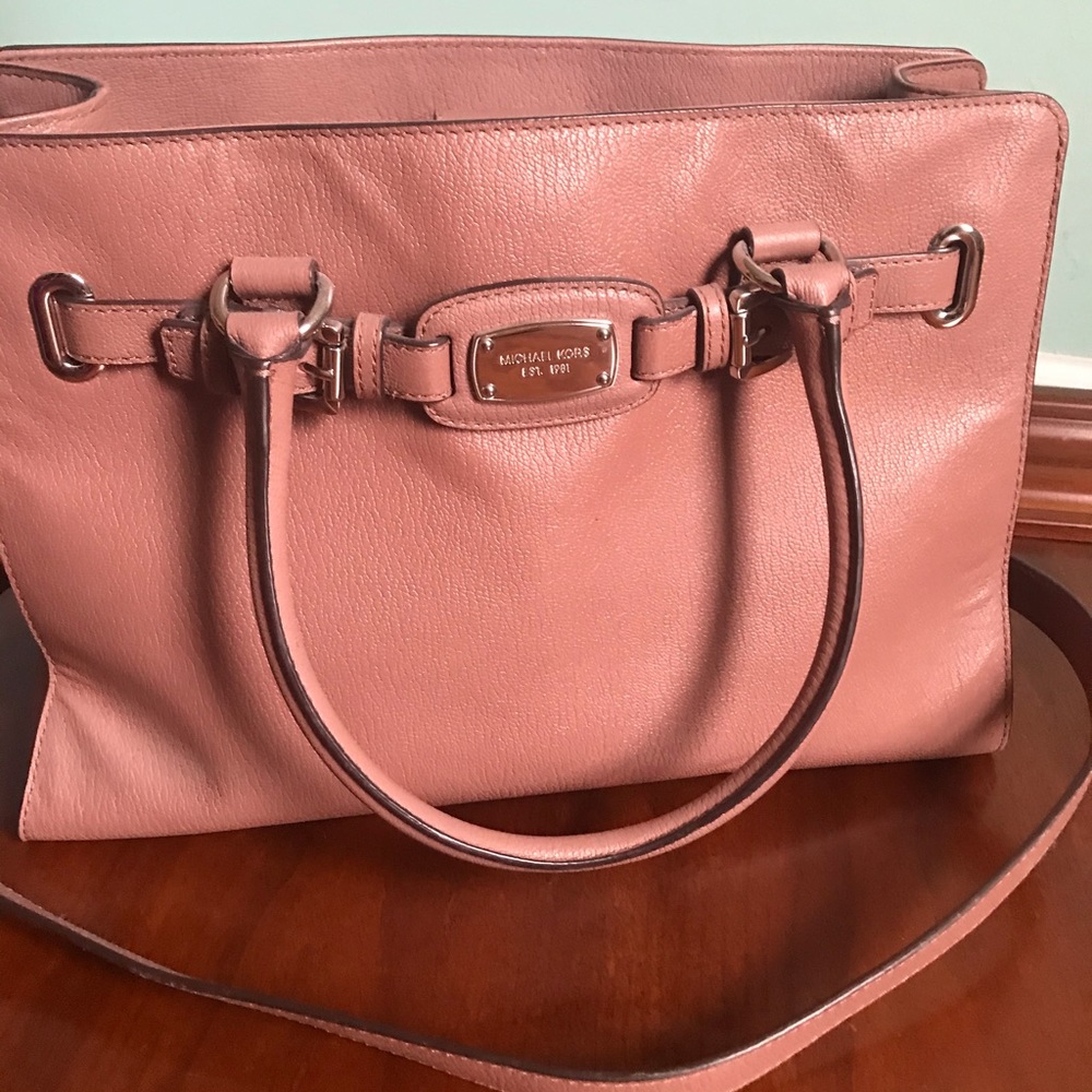 Michael Kors Mauve leather satchel Tote